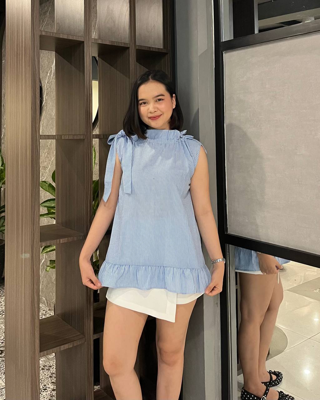 Celeste Blouse front styling