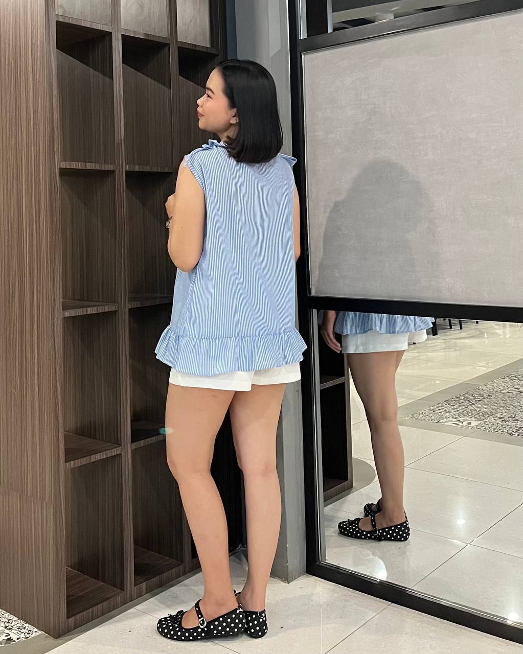 Celeste Blouse back styling